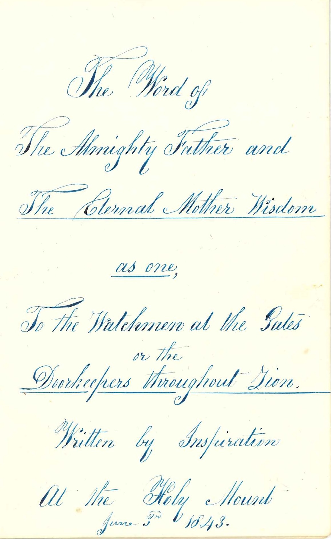 A handwritten invitation to a wedding.