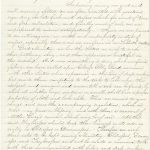 A handwritten letter with handwriting on it.