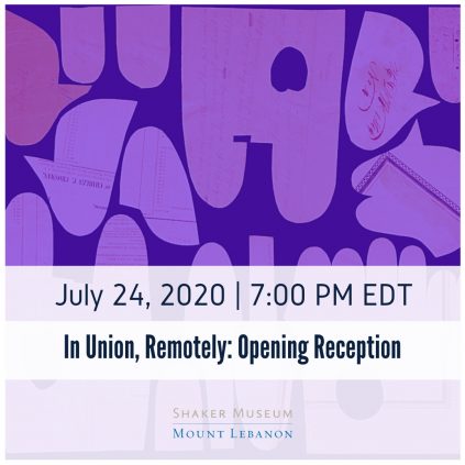 In union, remotely opening reception.