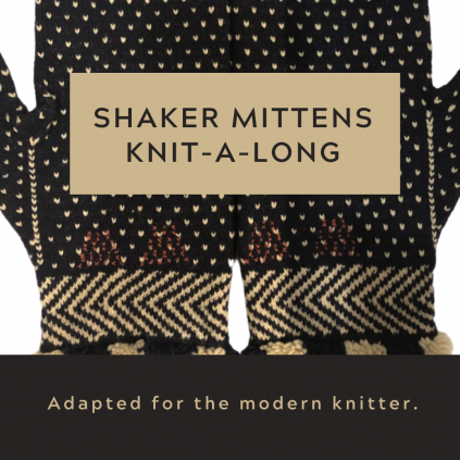 Shaker mittens knit a long.