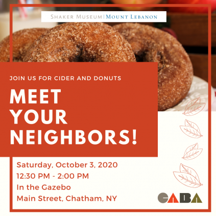 A flyer for a meet your neighbors event.