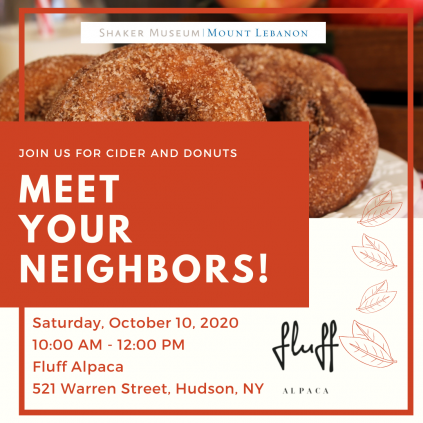 A flyer with the words meet your neighbors.